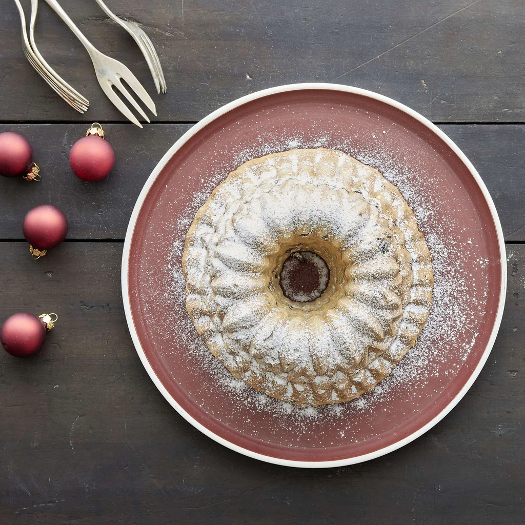 Gâteau aux pommes de terre avec canneberges et cannelle