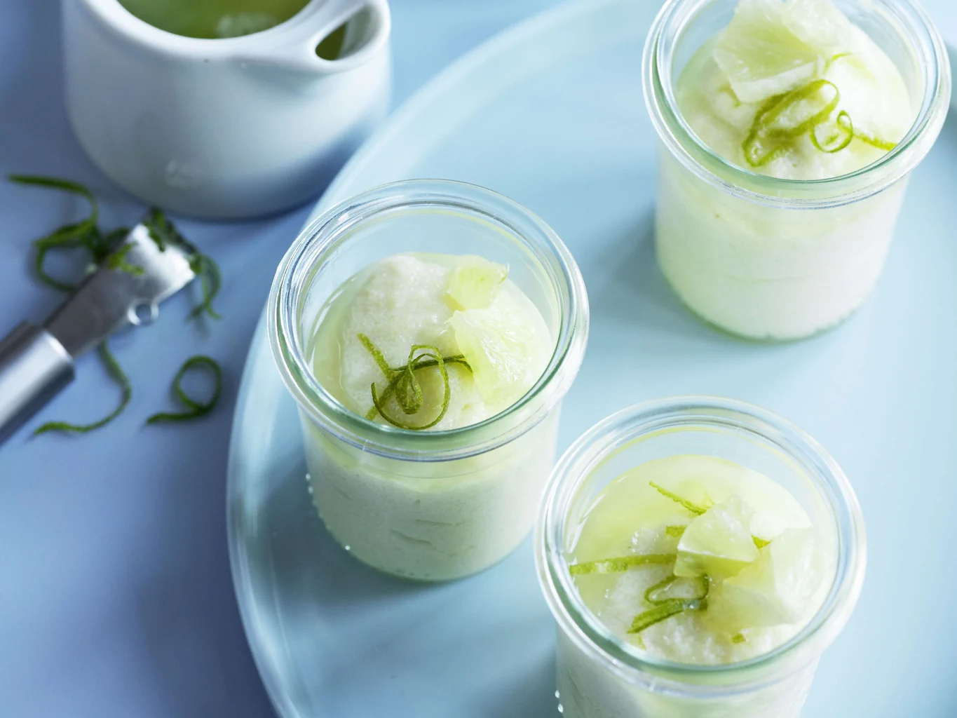 Griess mit Limetten