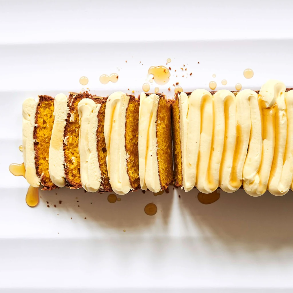 Cake à la courge avec frosting