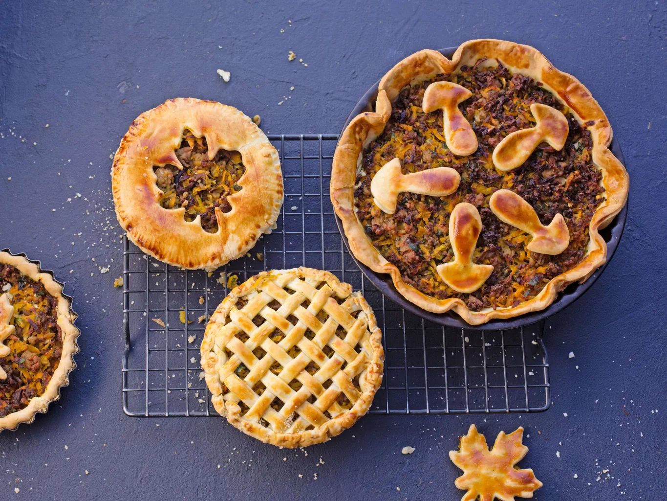 Torta di zucca e carne macinata