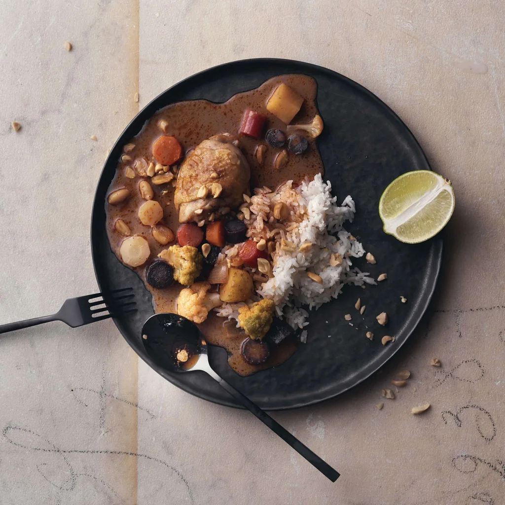 Gemüsecurry mit Pouletschenkel