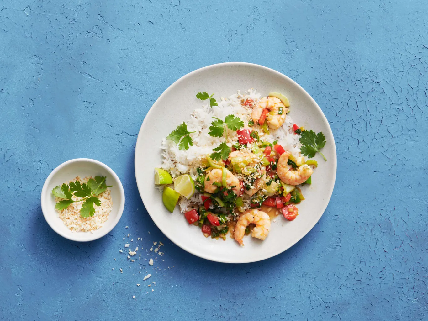 Teriyaki-Crevetten mit Knusperpanko 