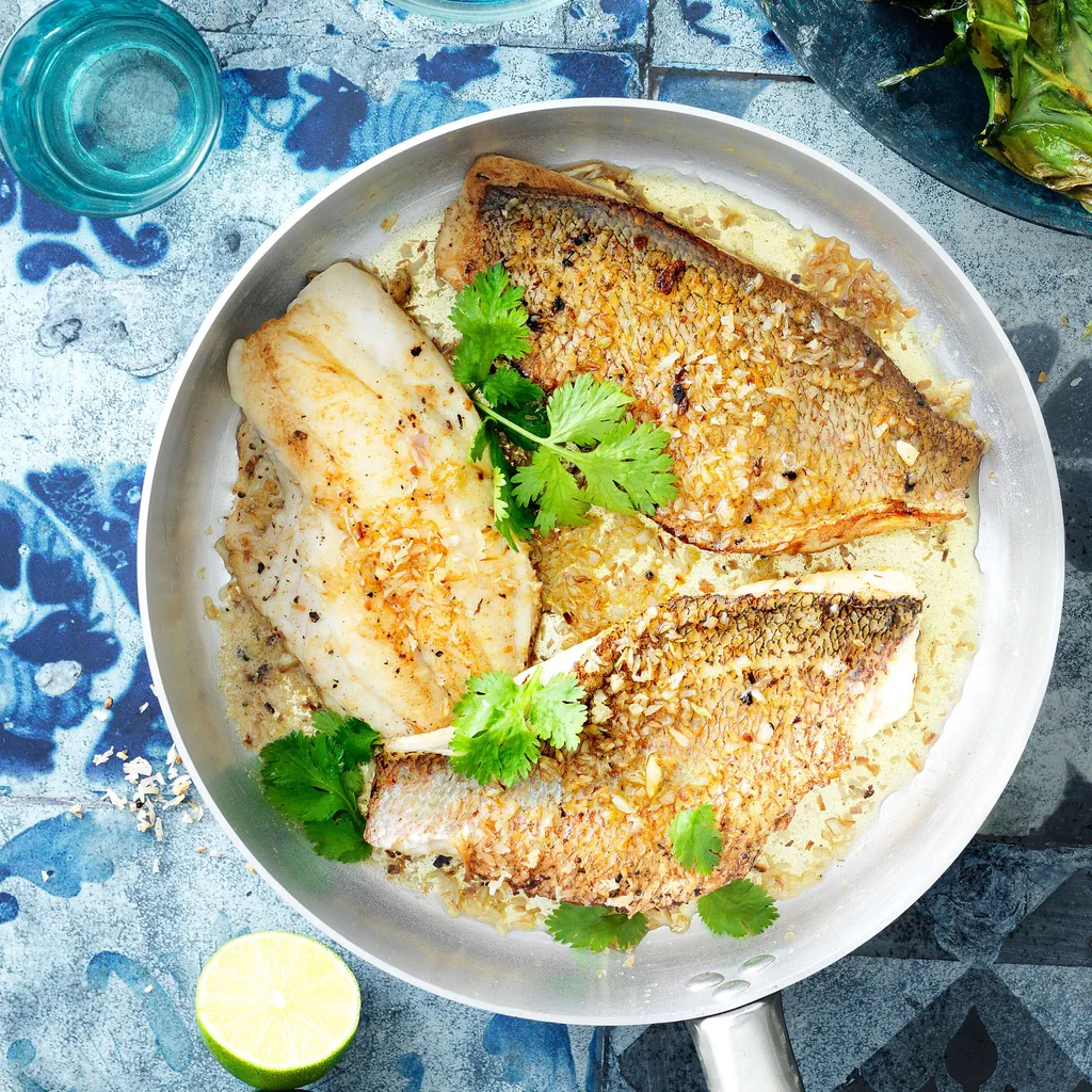 Red snapper à la noix de coco