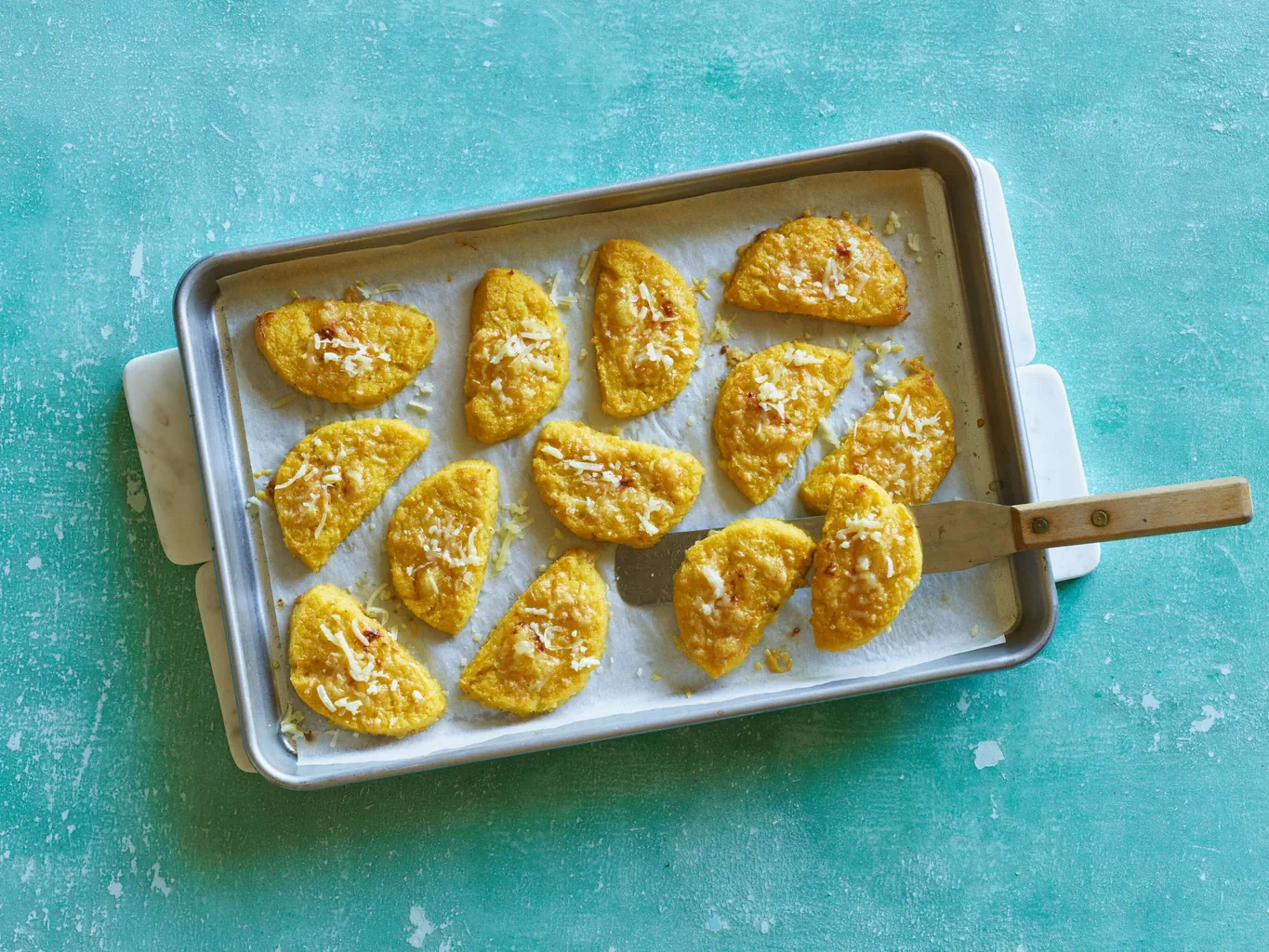 Mezzelune di polenta gratinata