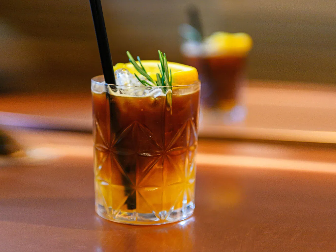 Caffè freddo all'arancia