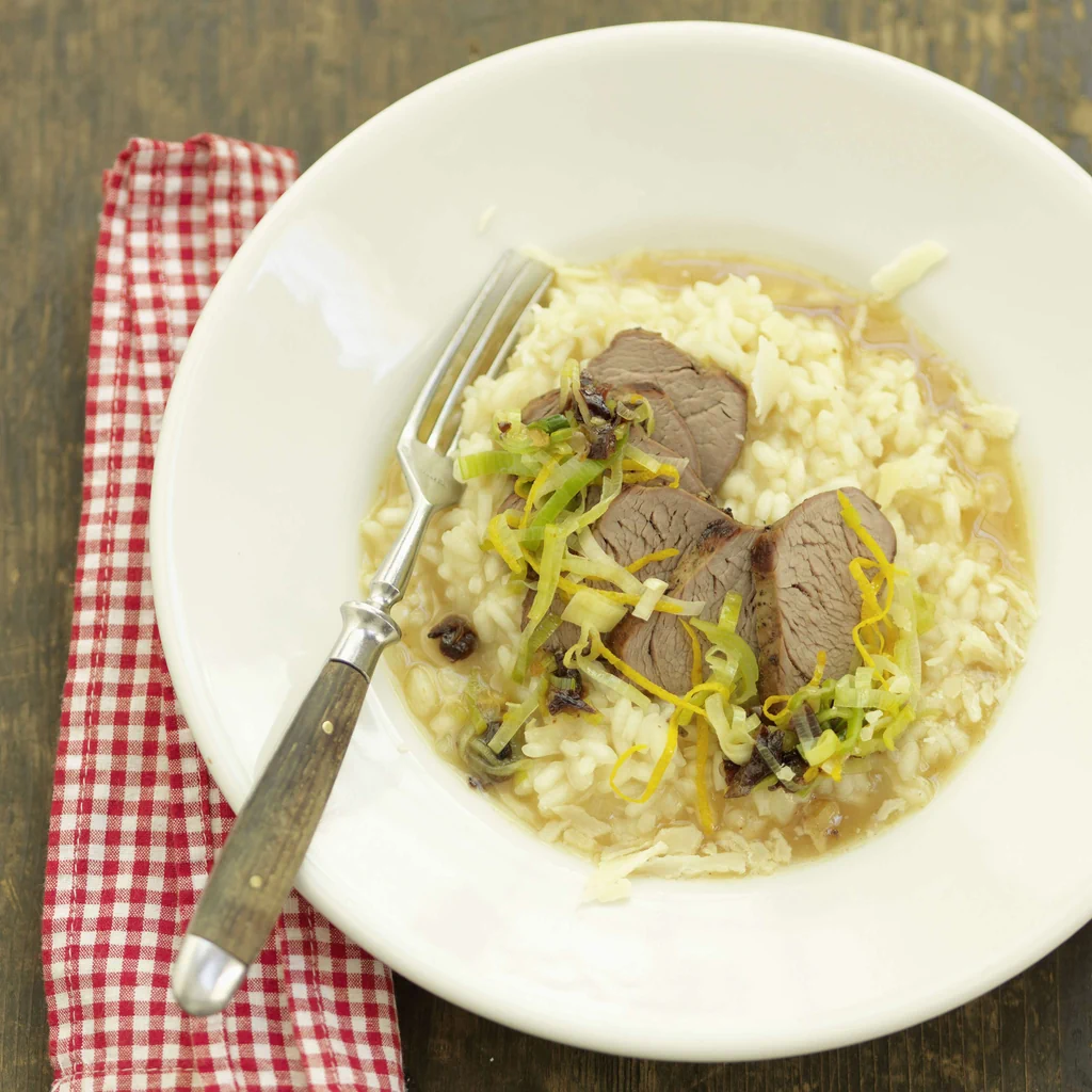 Filetto di cervo con gremolata autunnale