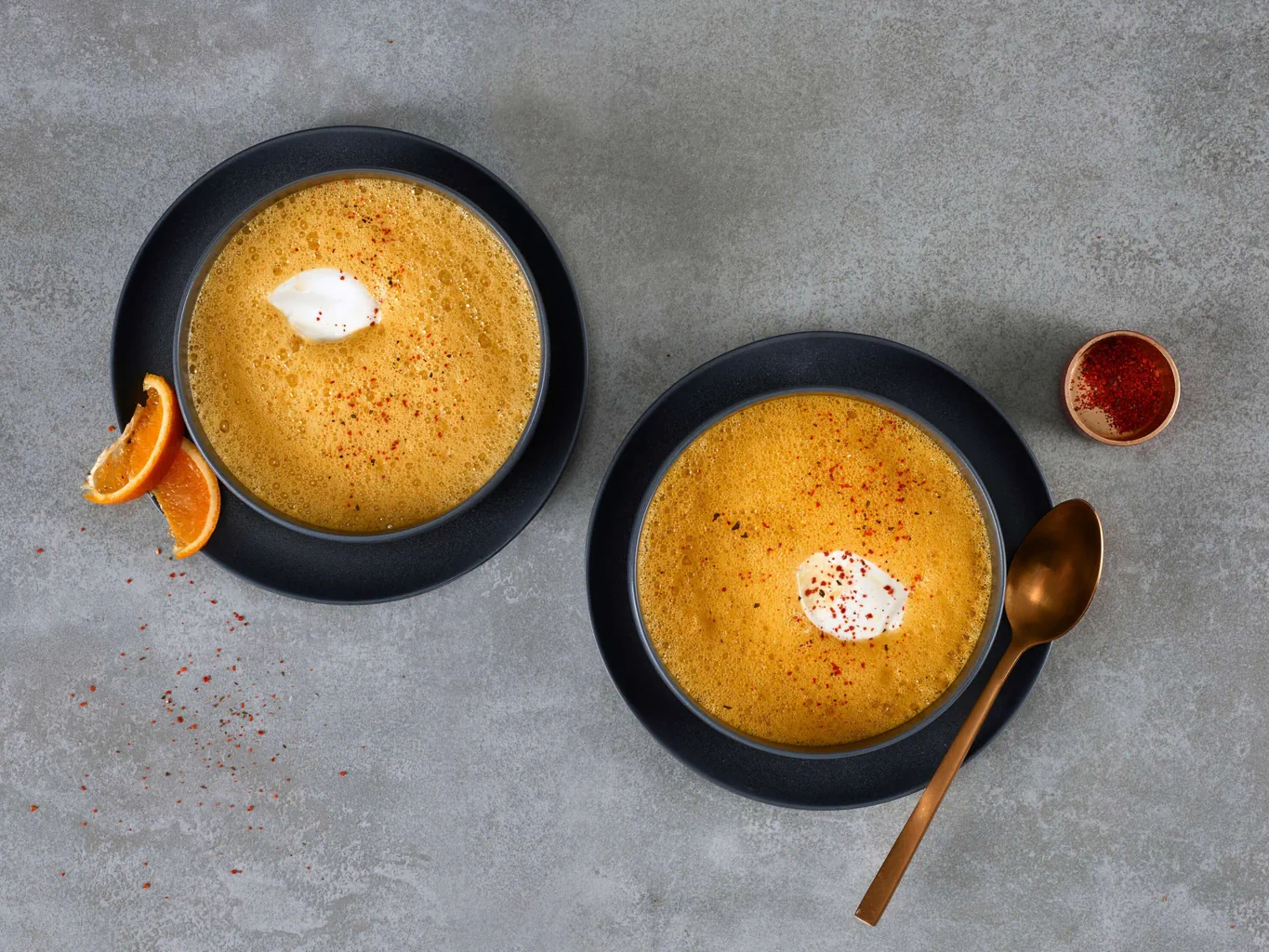 Mandarinen-Karotten-Suppe