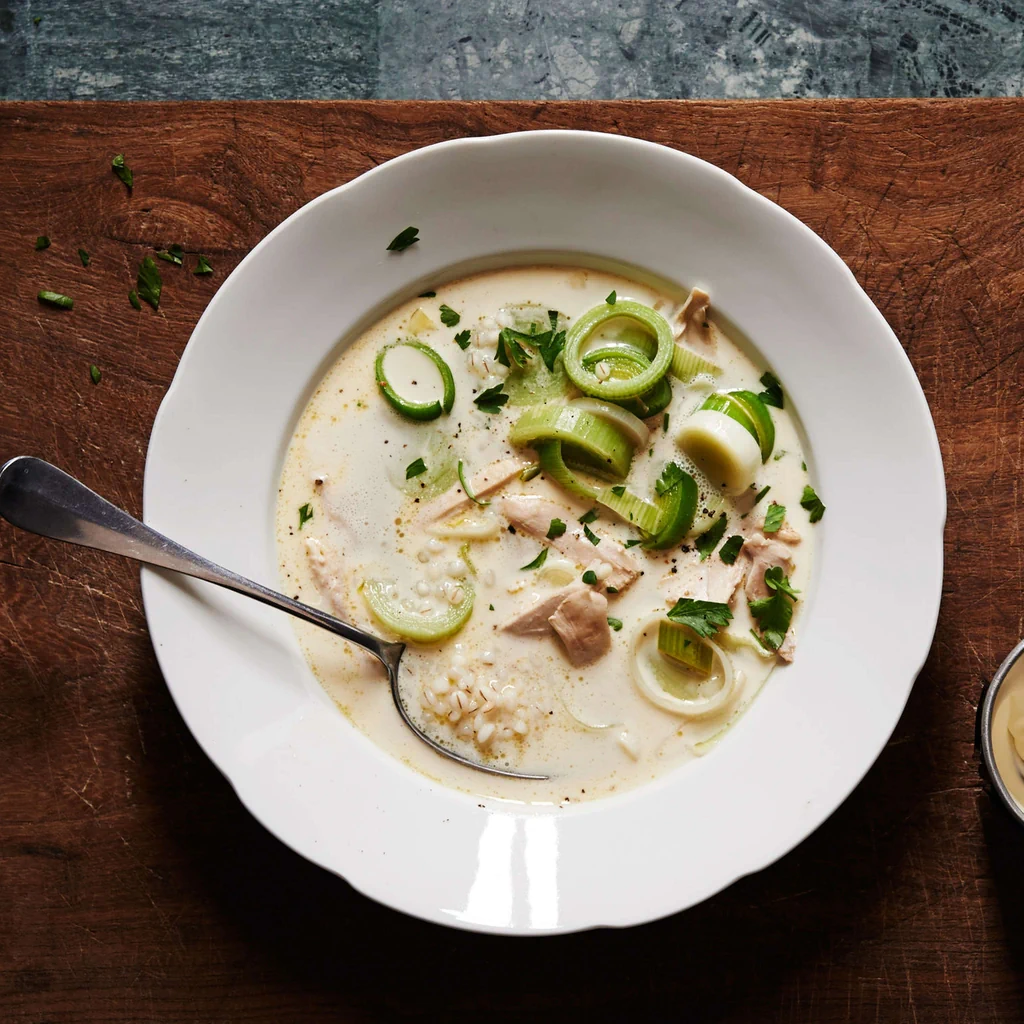 Cock-a-leekie-Suppe