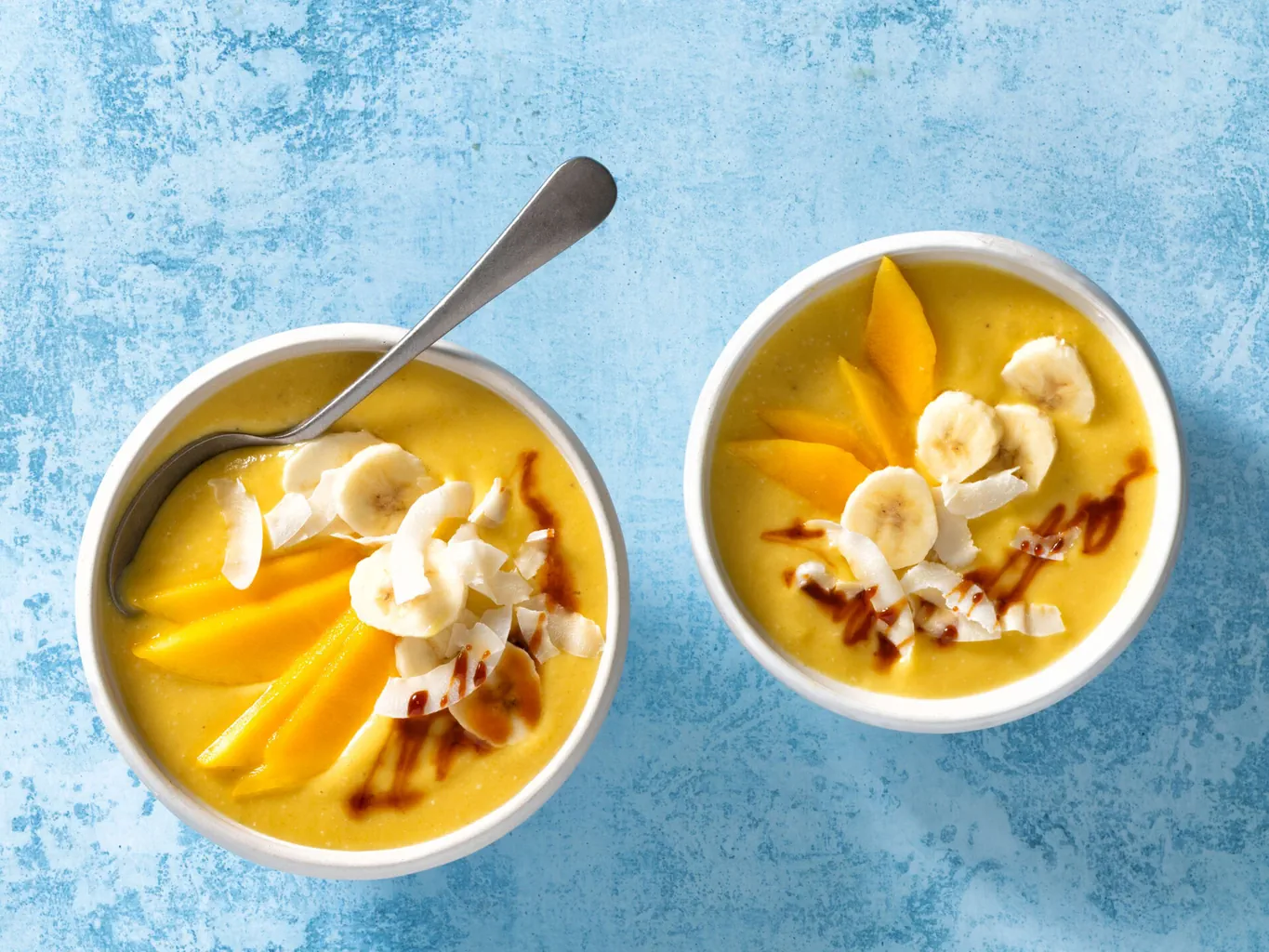 Bananen-Mango-Smoothie-Bowl 