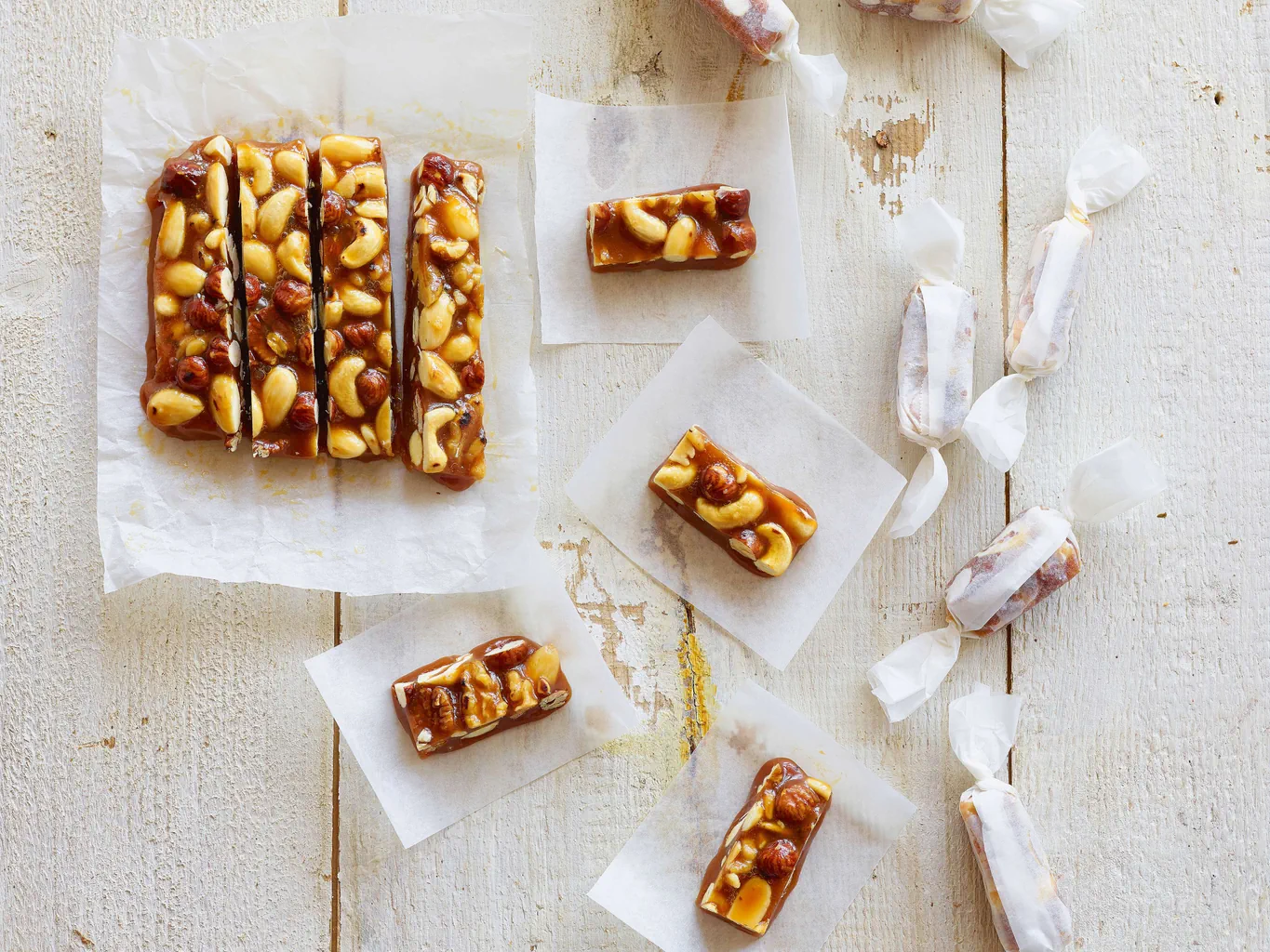 Toffee al caramello con noci