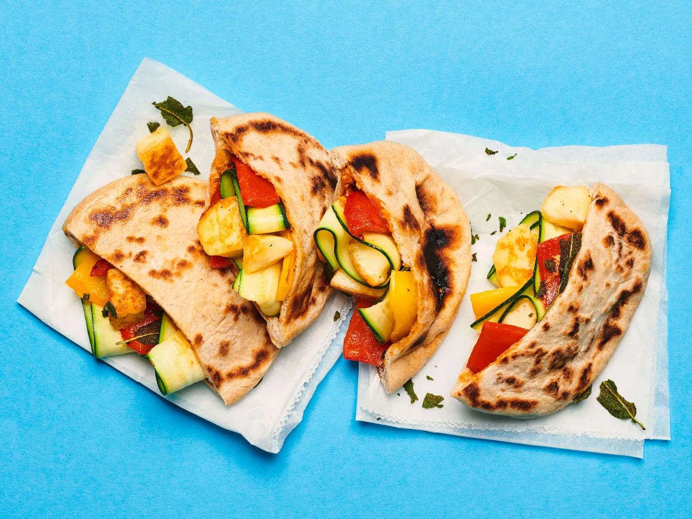 Pita aux légumes