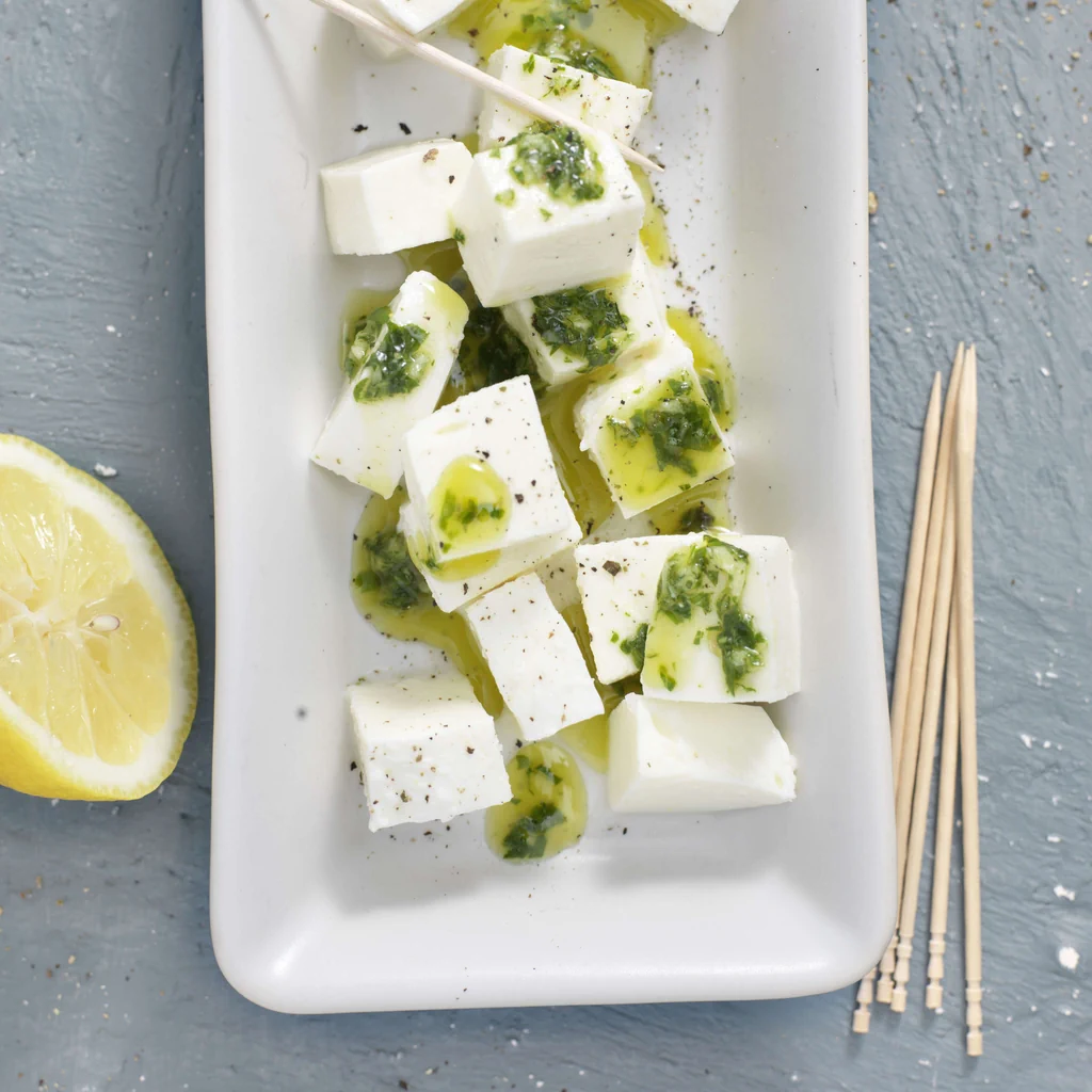Mozzarella sans lactose marinée