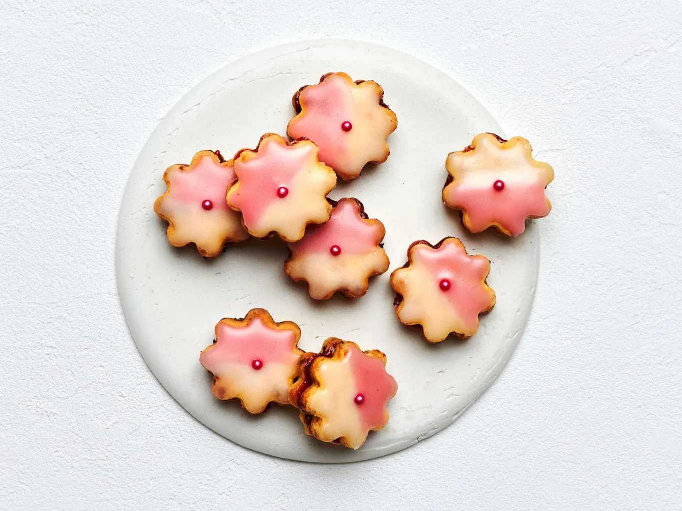 Biscotti alle albicocche e ai lamponi