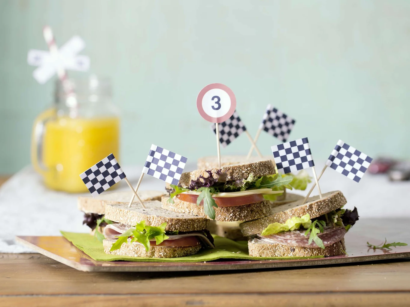 Sandwichs arrêt ravitaillement