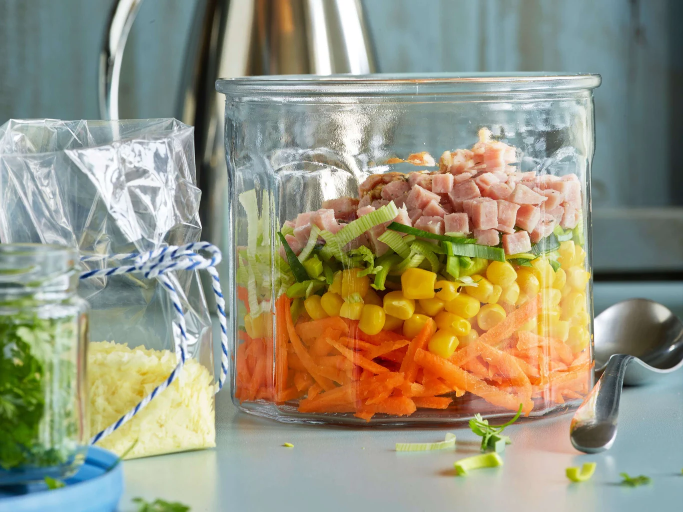 Soupe minute en pot