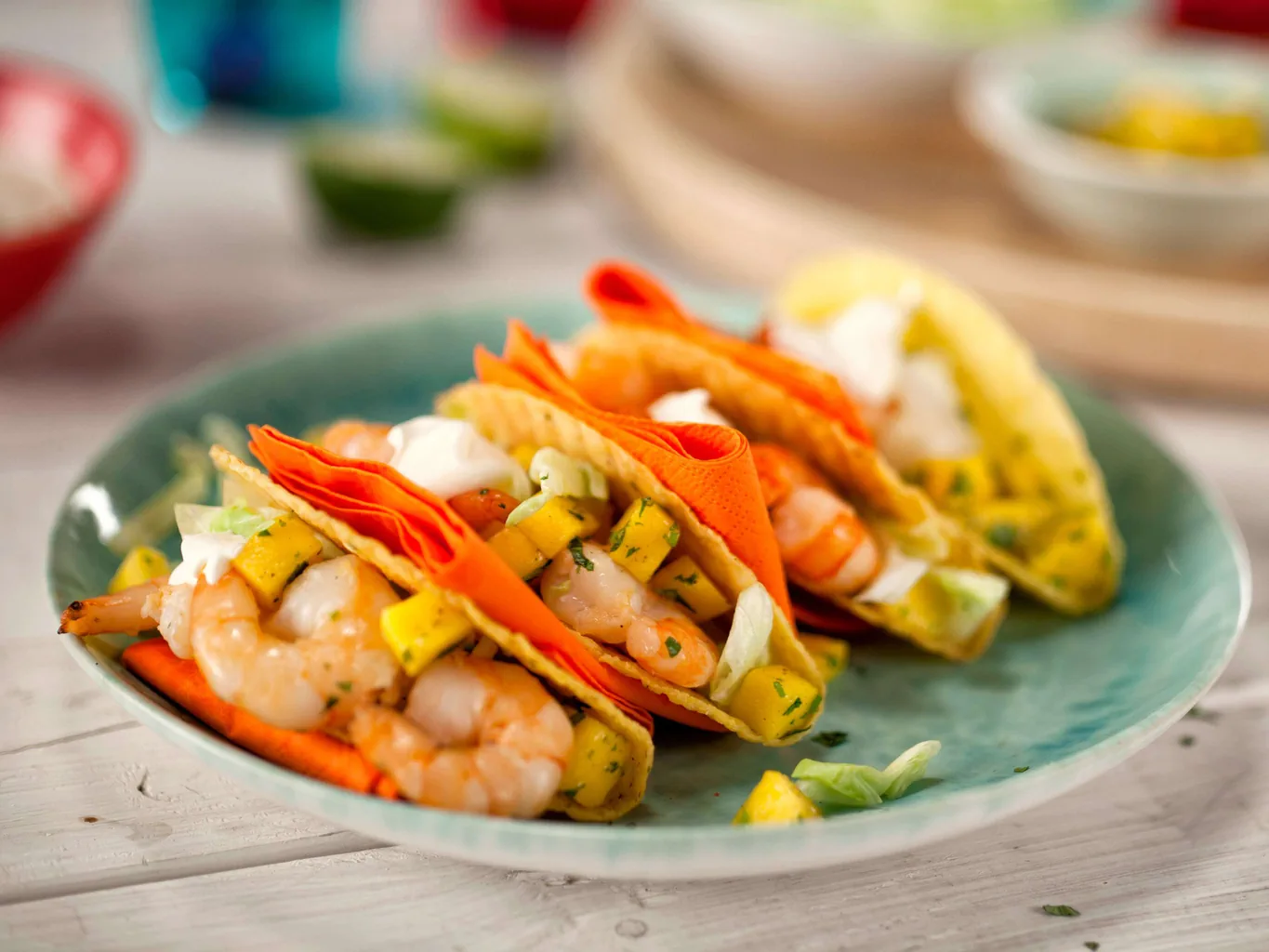 Tacos aux crevettes