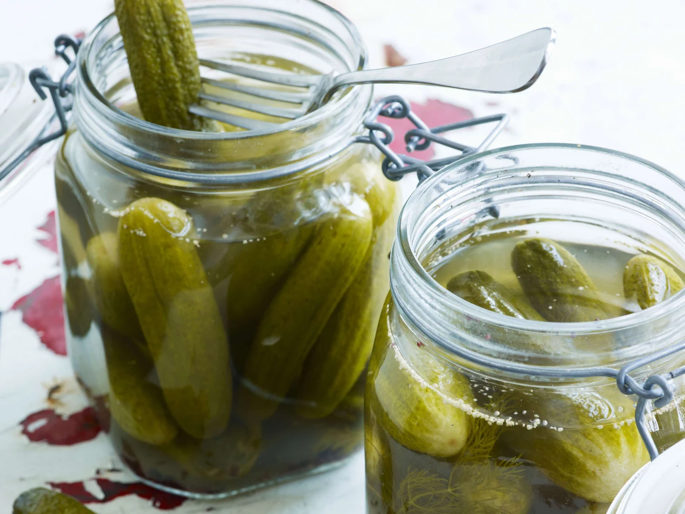 Cetriolini in salamoia fatti in casa