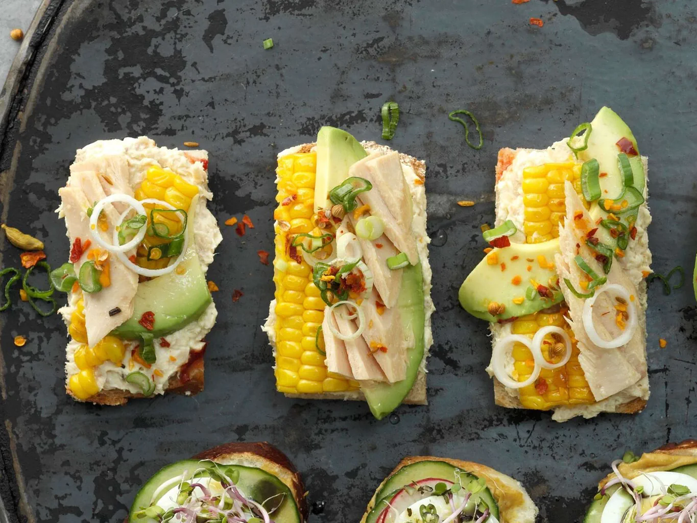 Canapé au thon