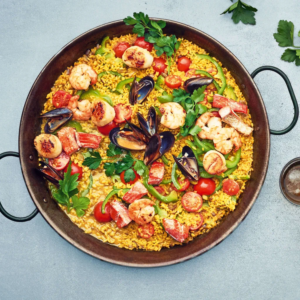 Paella alla griglia