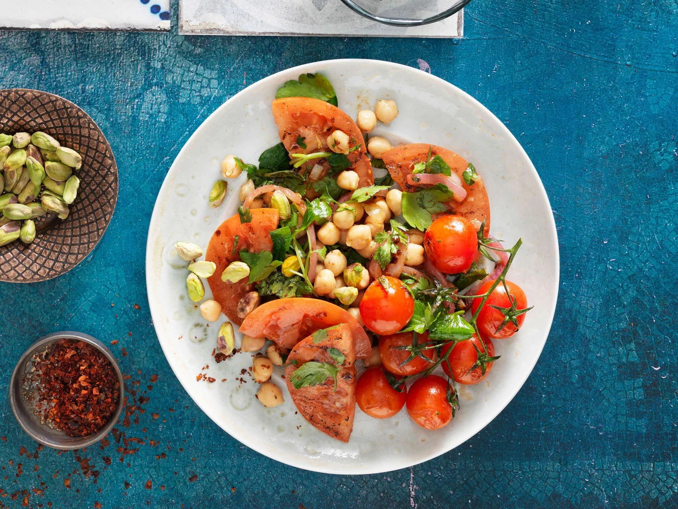 Pomodori grigliati in insalata