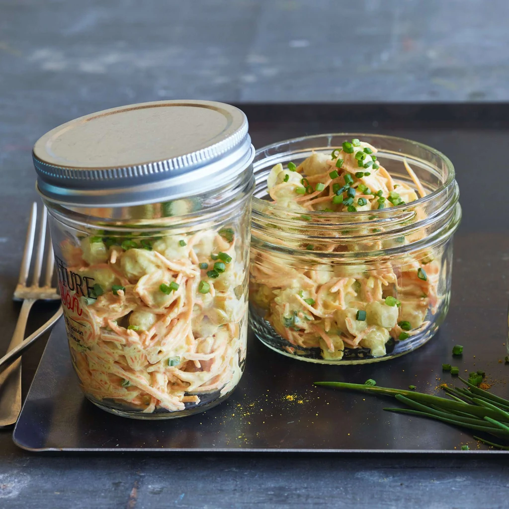 Salade de pois chiches et de carottes