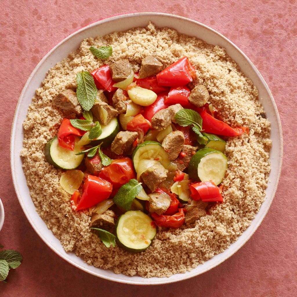 Cuscus con spezzatino d’agnello