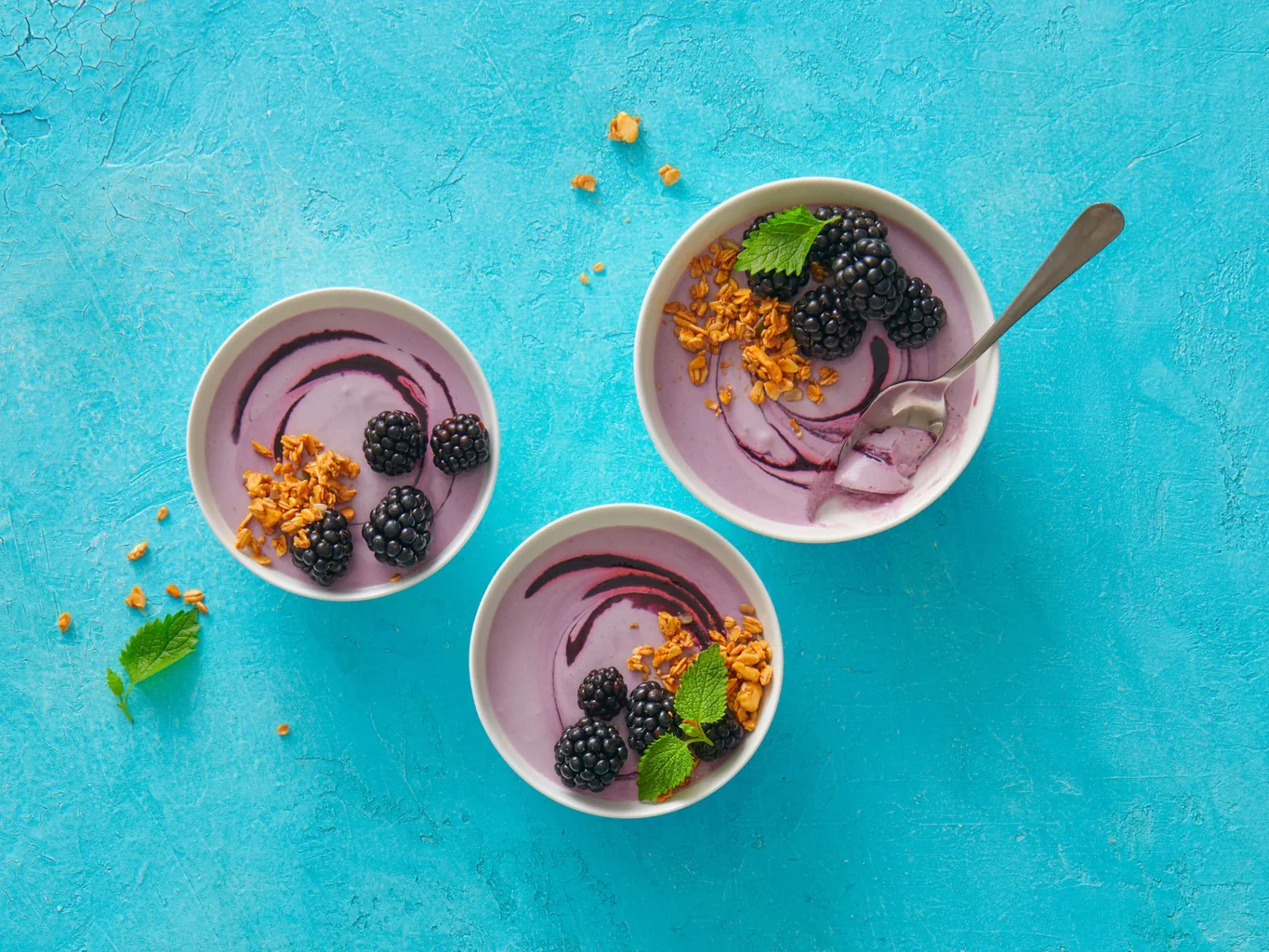 Brombeermousse