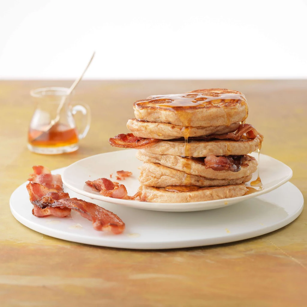 Pancake al formaggio con miele