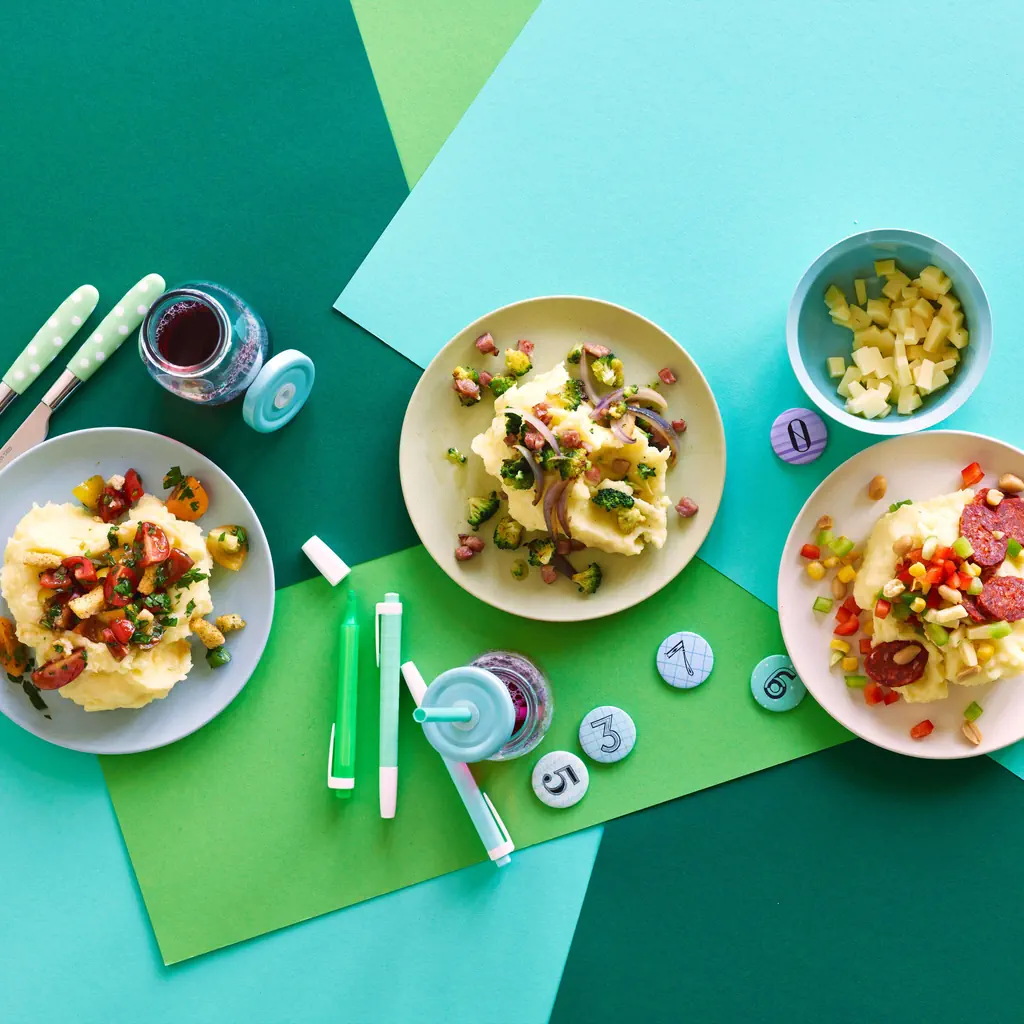 Kartoffelstampf mit Toppings