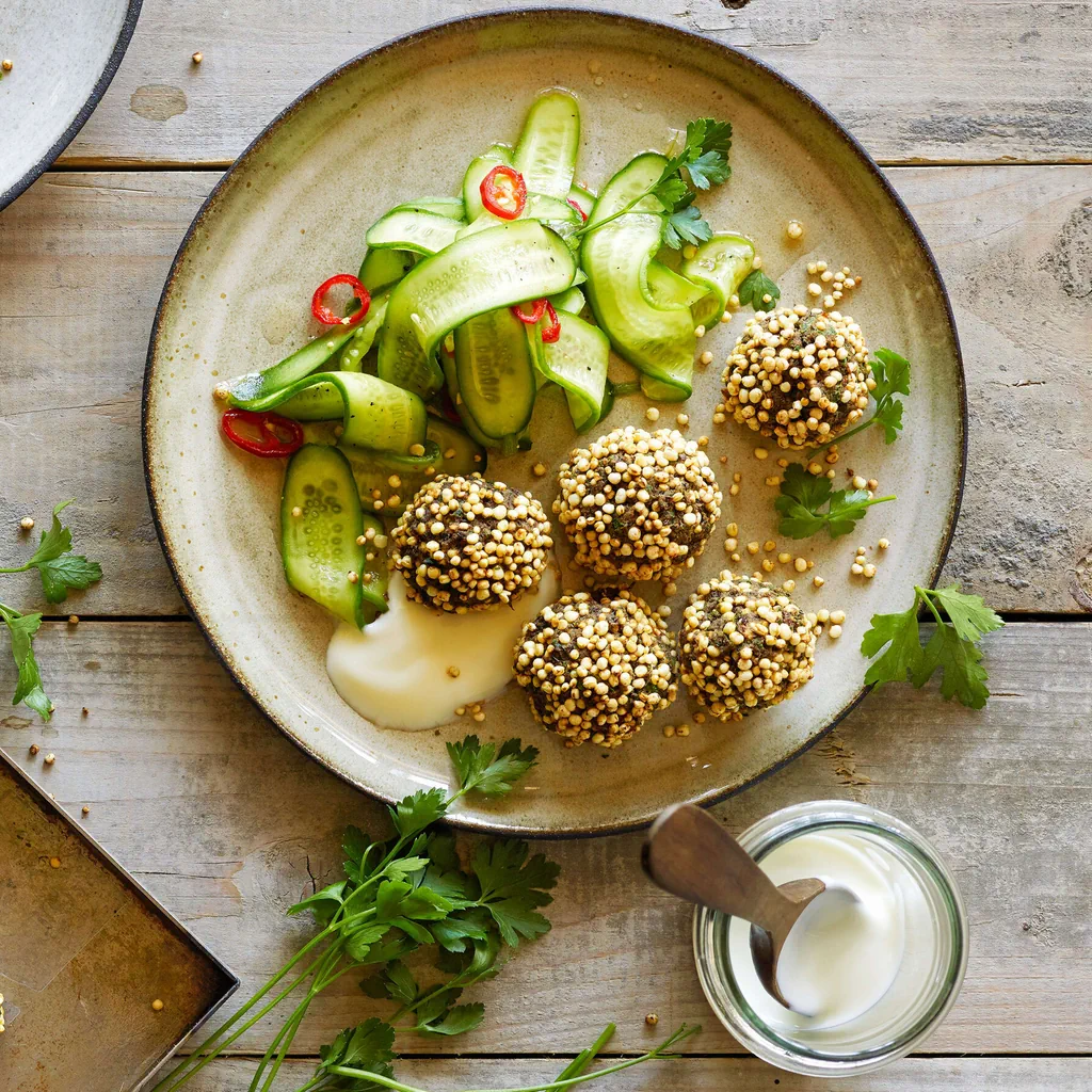 Polpettine di lenticchie e quinoa