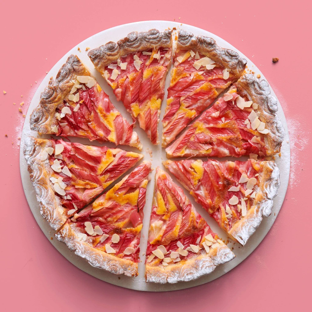Tarte à la rhubarbe