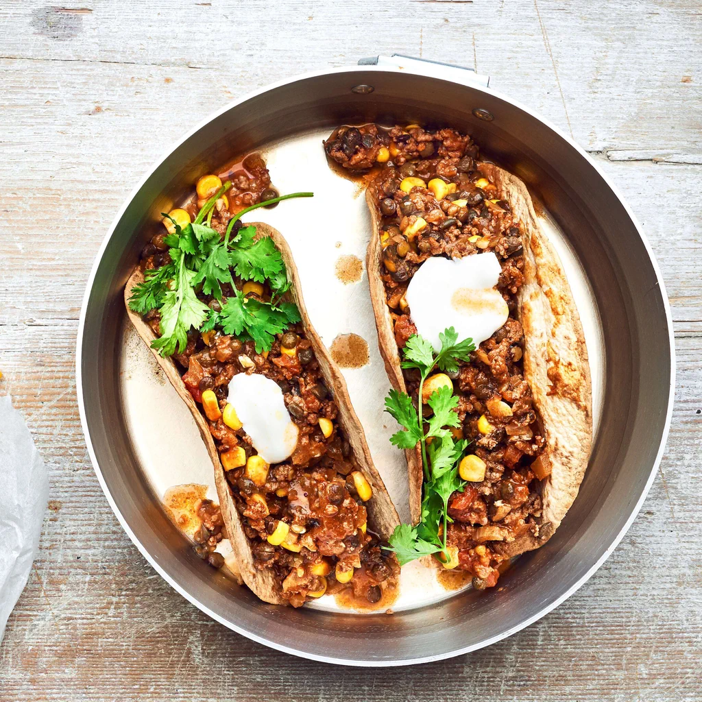 Chili con carne aux lentilles