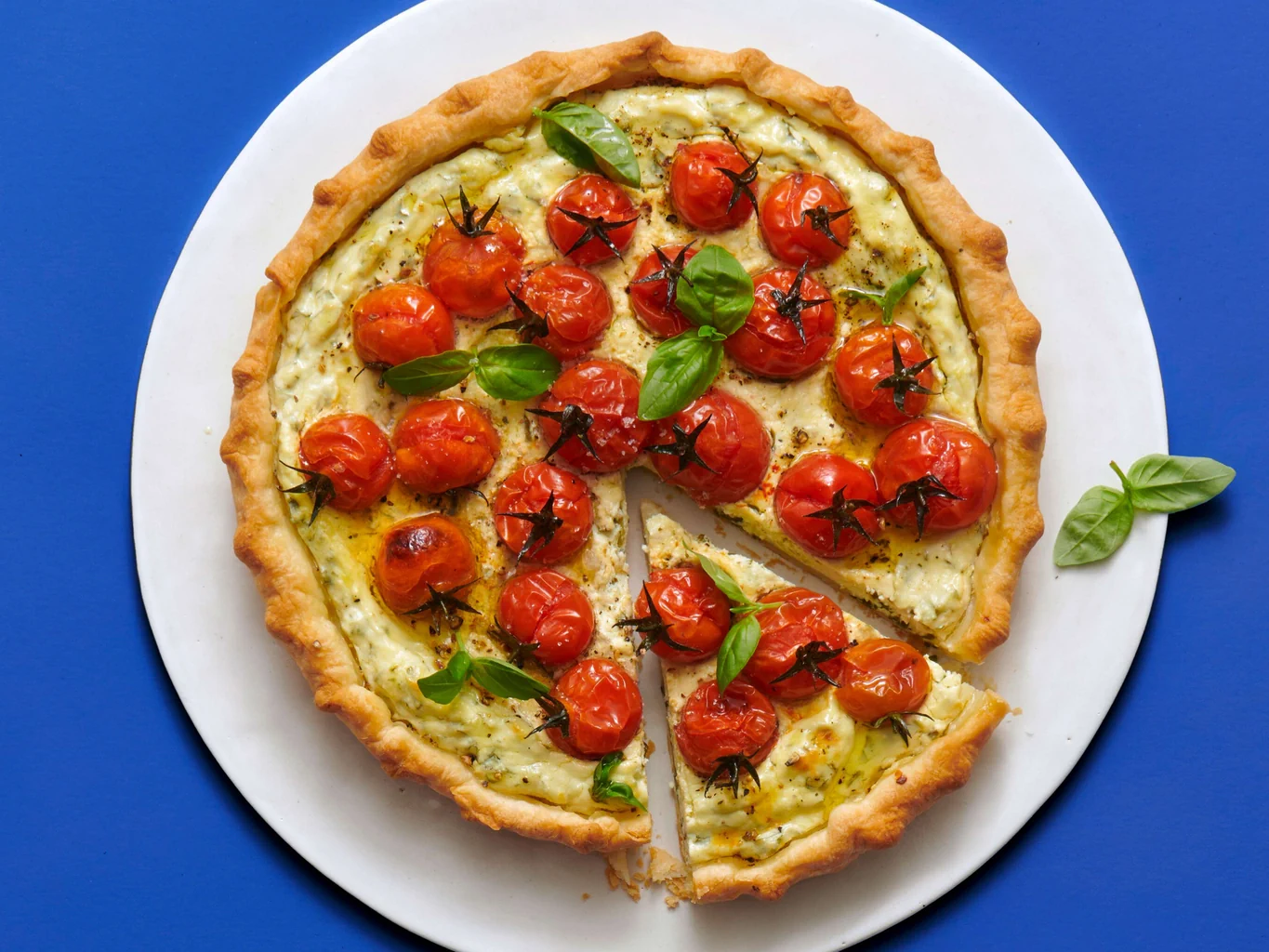 Crostata mit Tomaten