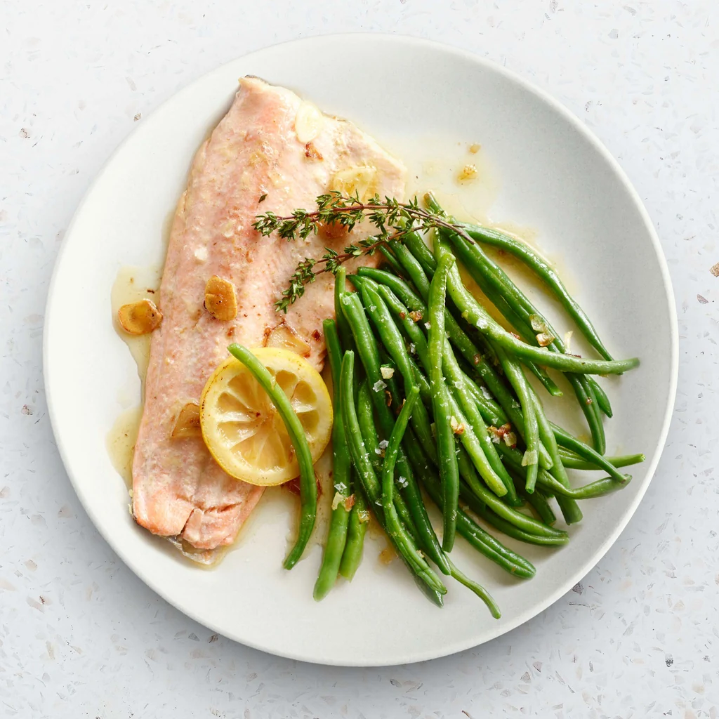Forellenfilets in Zitronenbutter 