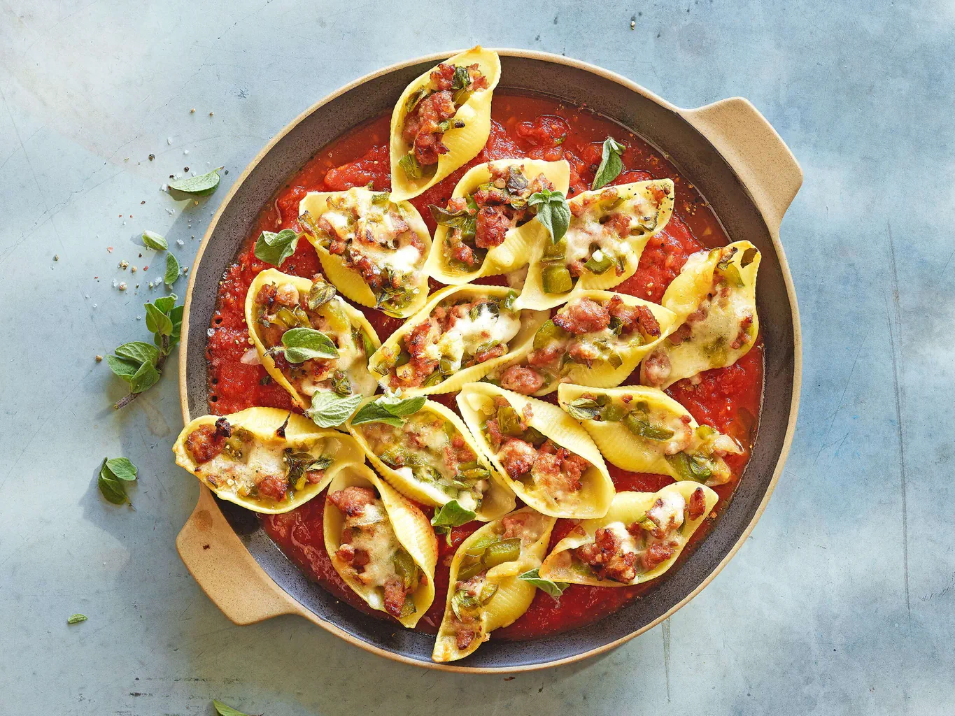 Conchiglioni gratinati