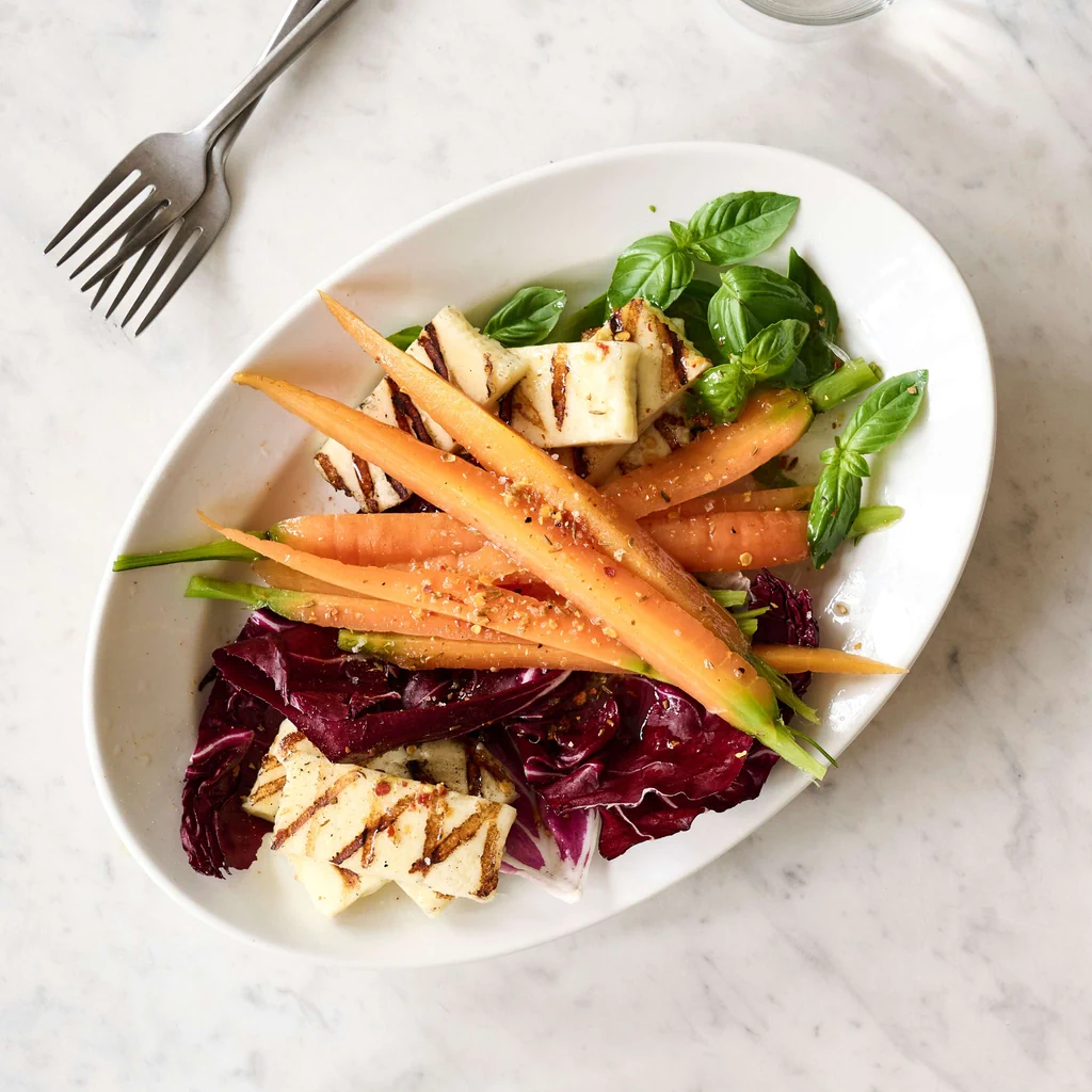 Karotten-Curry-Salat mit Paneer