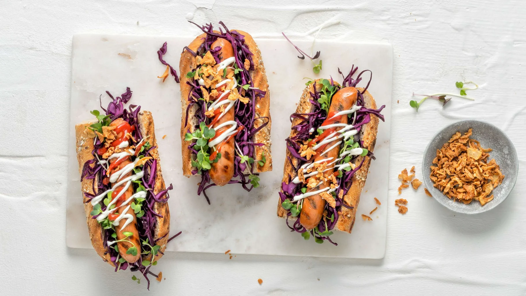 Veganer Grill-Hotdog