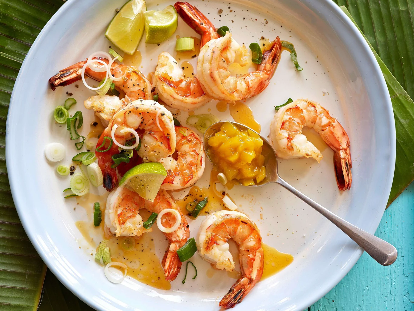 Crevetten mit Mango-Relish