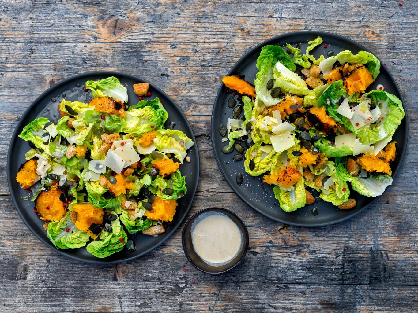 Caesar salad alla zucca