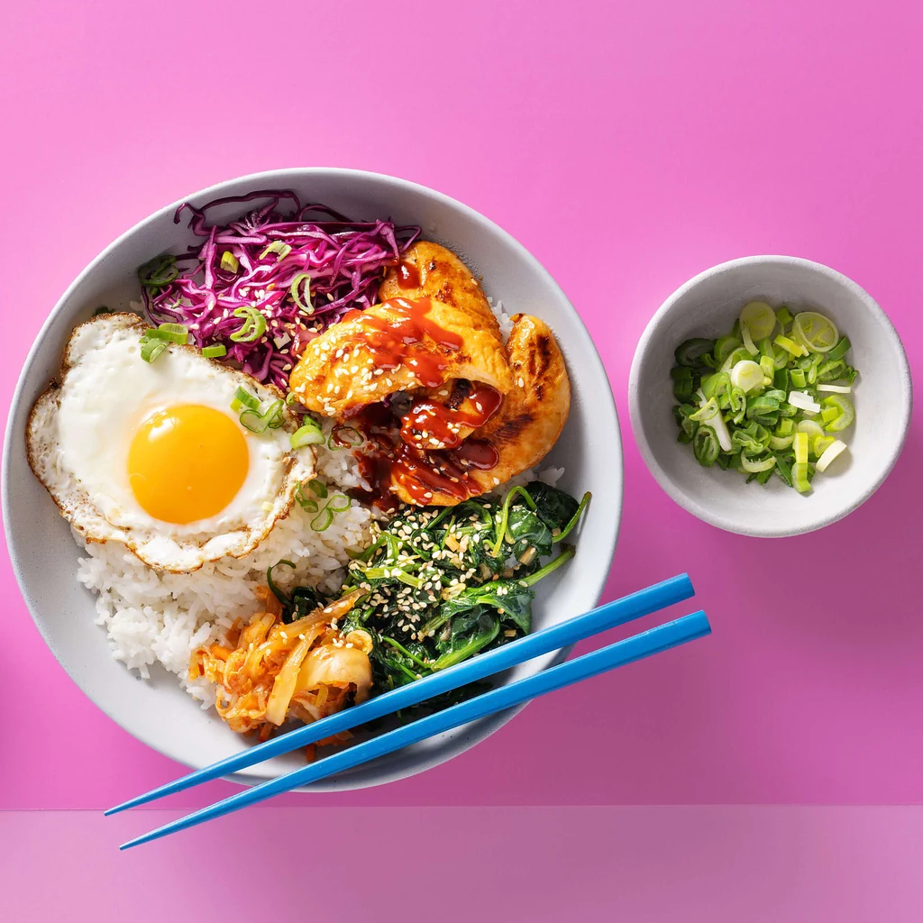 Bibimbap au poulet