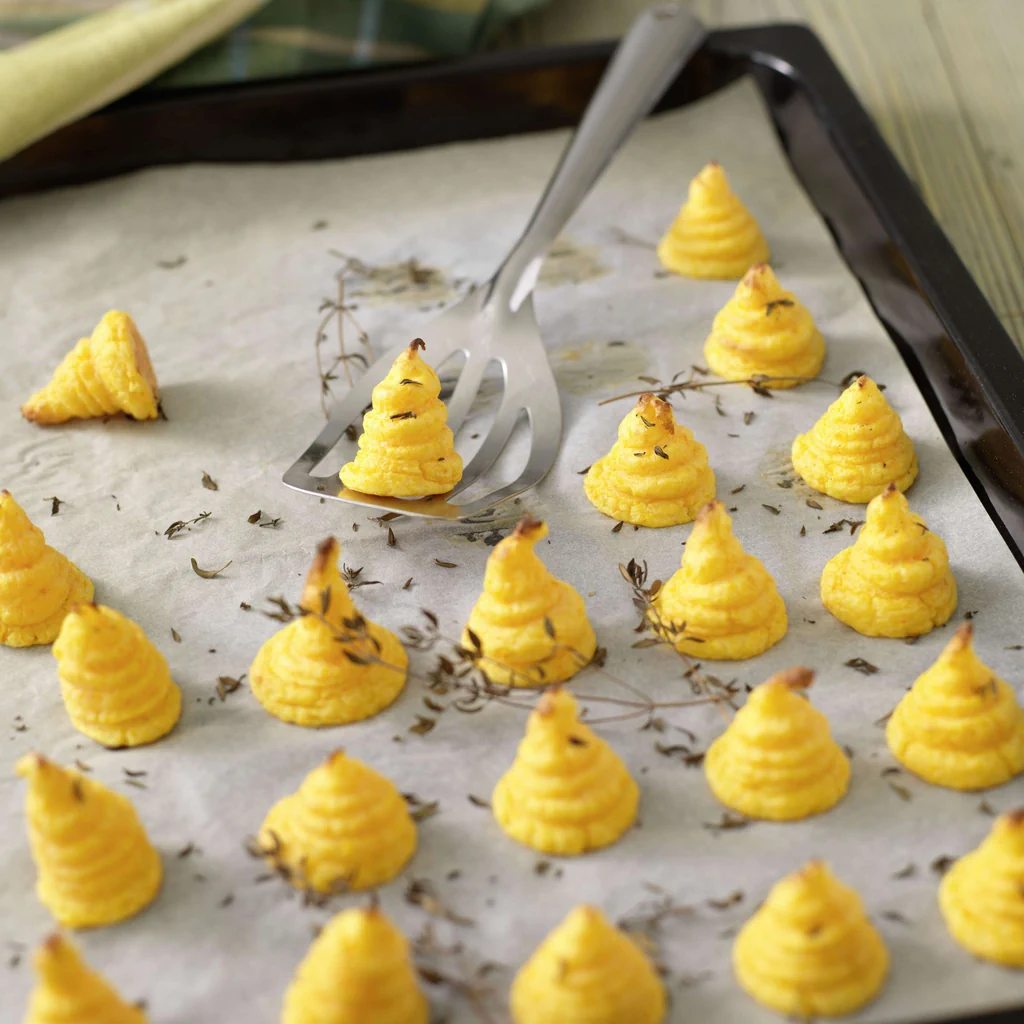 Pommes duchesses à la courge