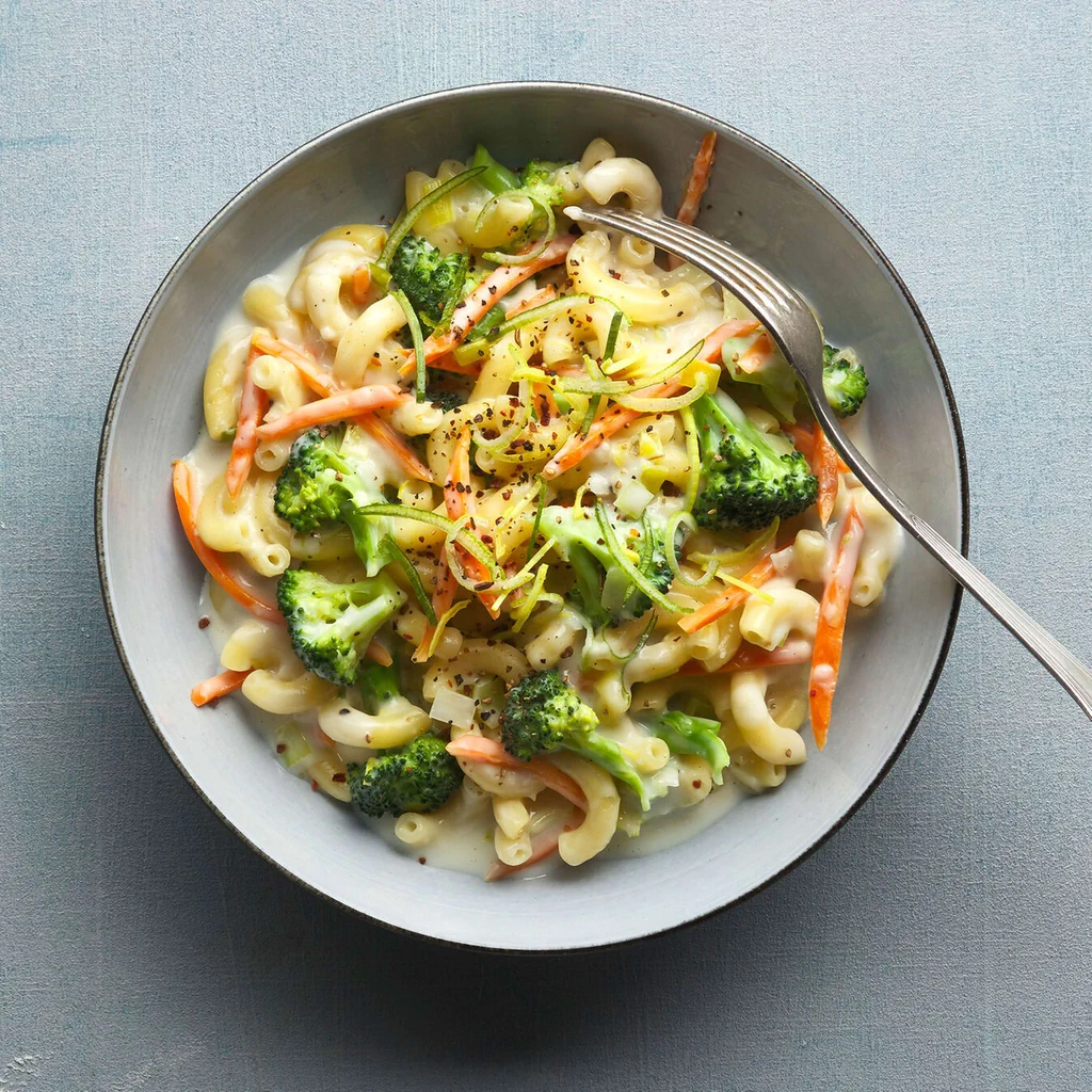 Mac and Cheese con verdure