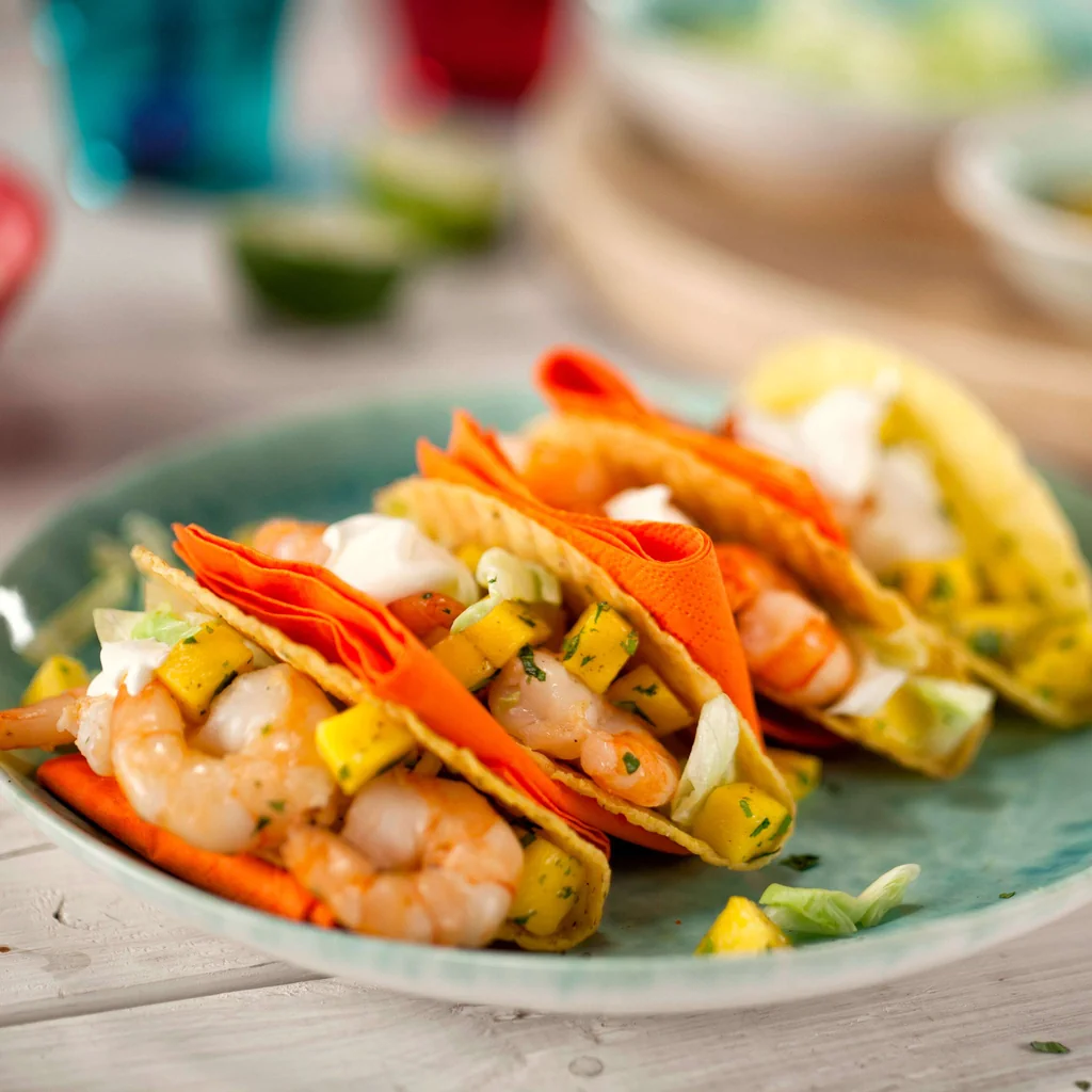 Tacos aux crevettes