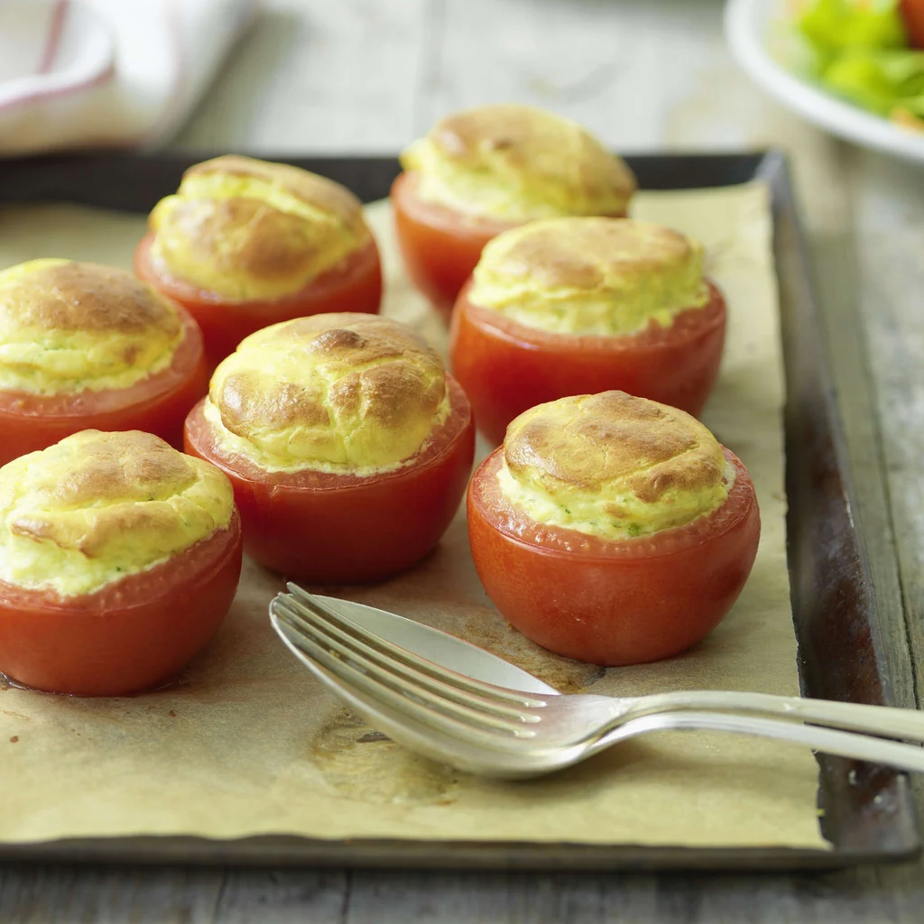 Gefüllte Tomaten mit Ziegenkäse