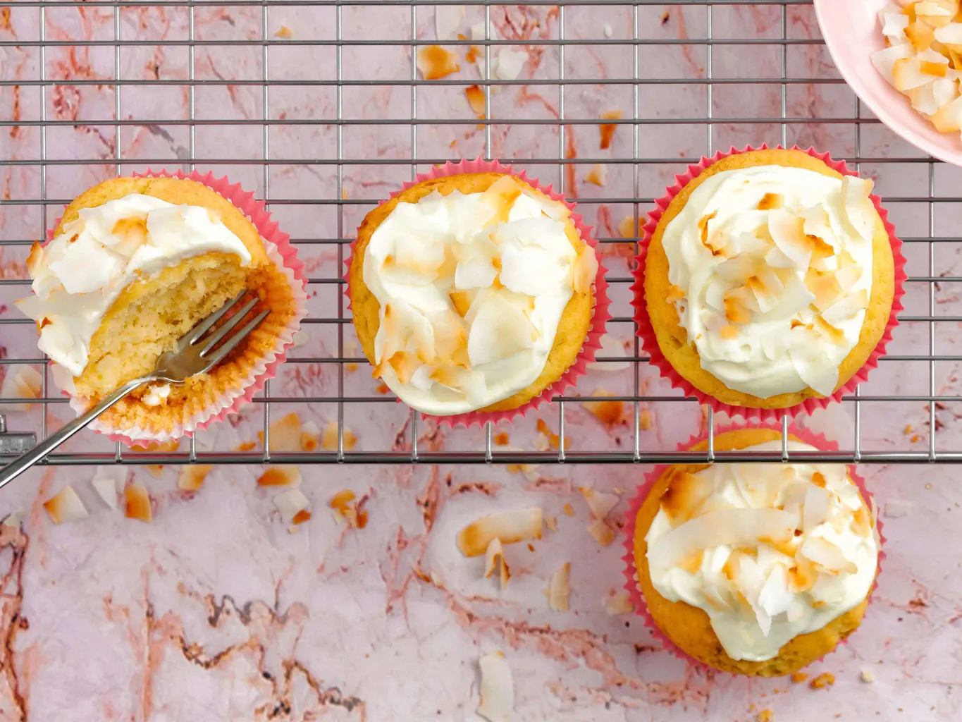 Muffins à la noix de coco et au citron