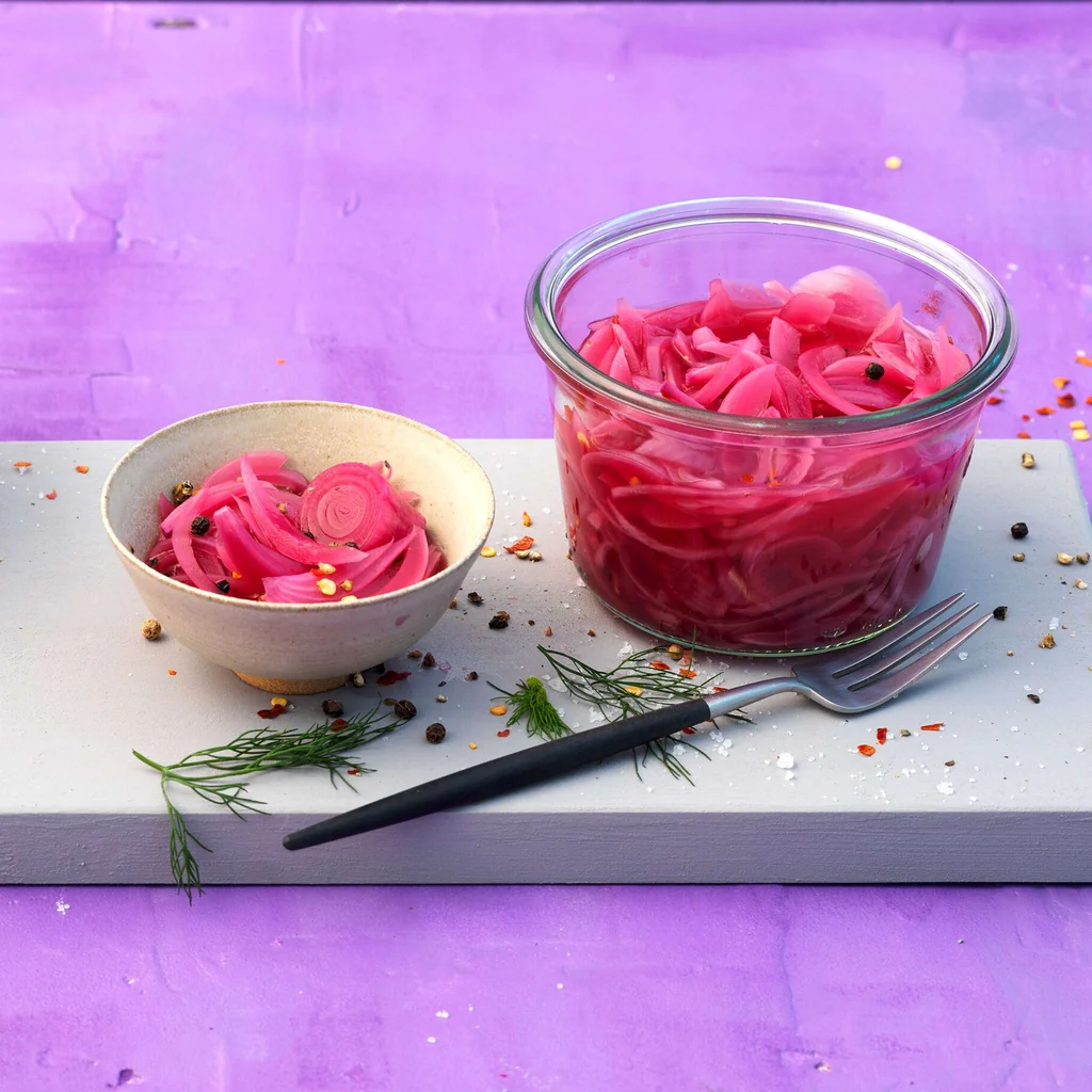 Pickles di cipolle rosse