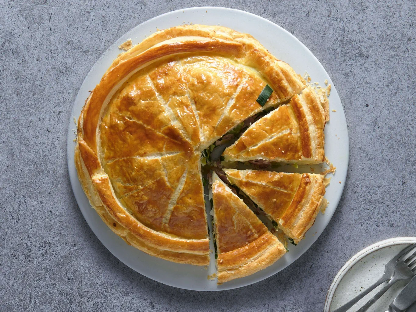 Lauch-Schinken-Pastete 