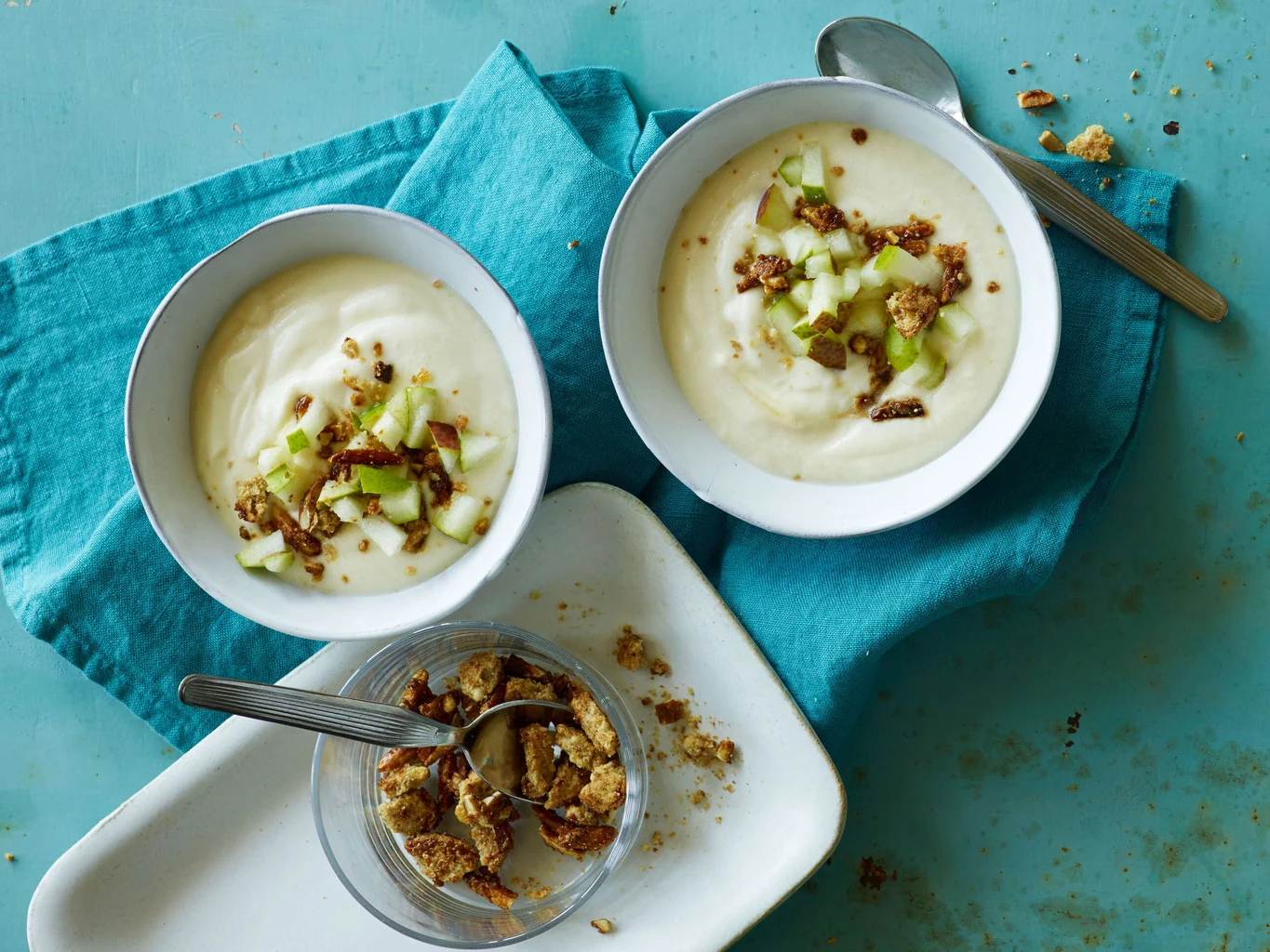 Birnencreme mit Croquant