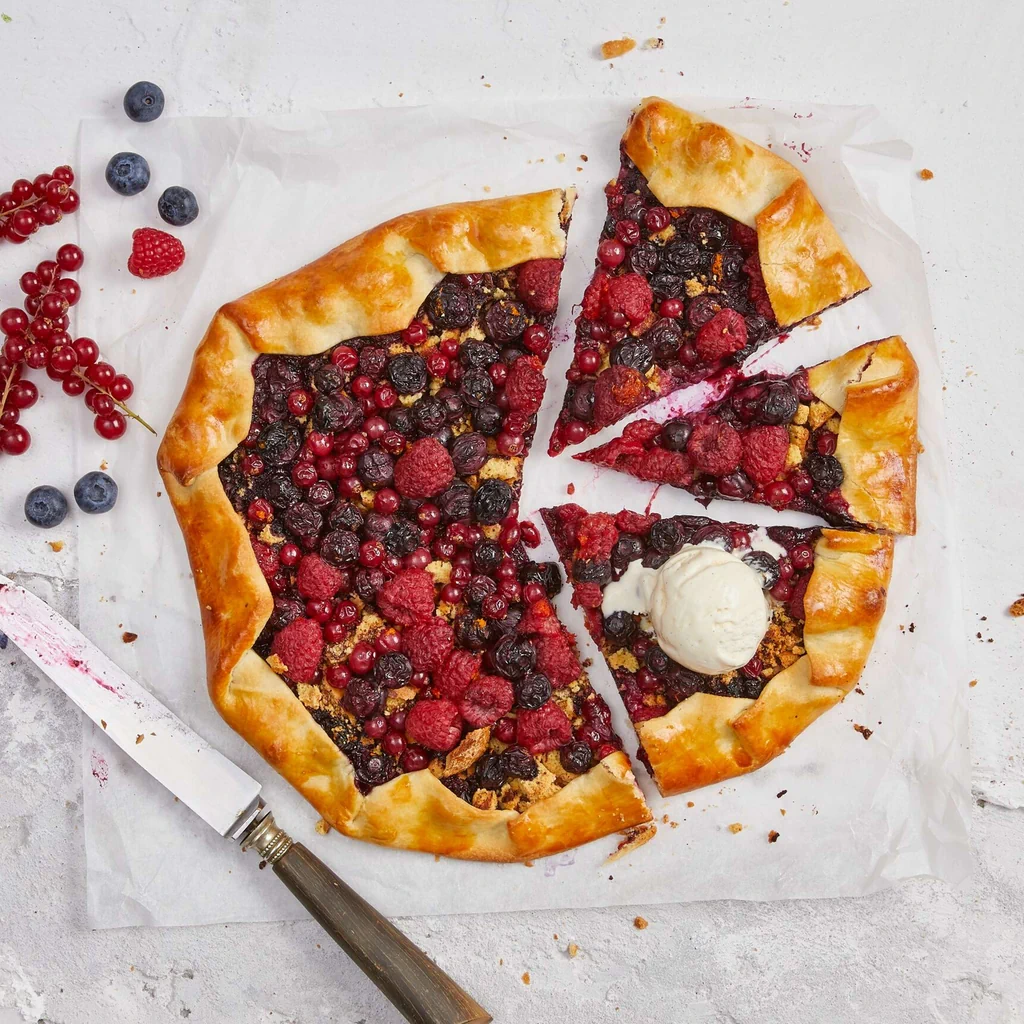 Galette ai frutti di bosco