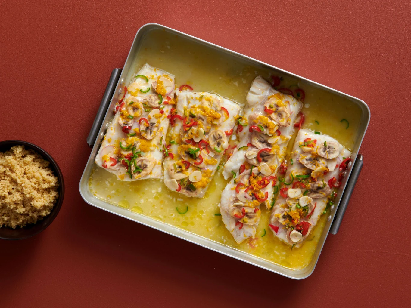 Fisch mit Banane